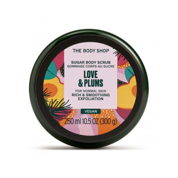 The Body Shop Love & Plums Sugar Body Scrub 250ml
