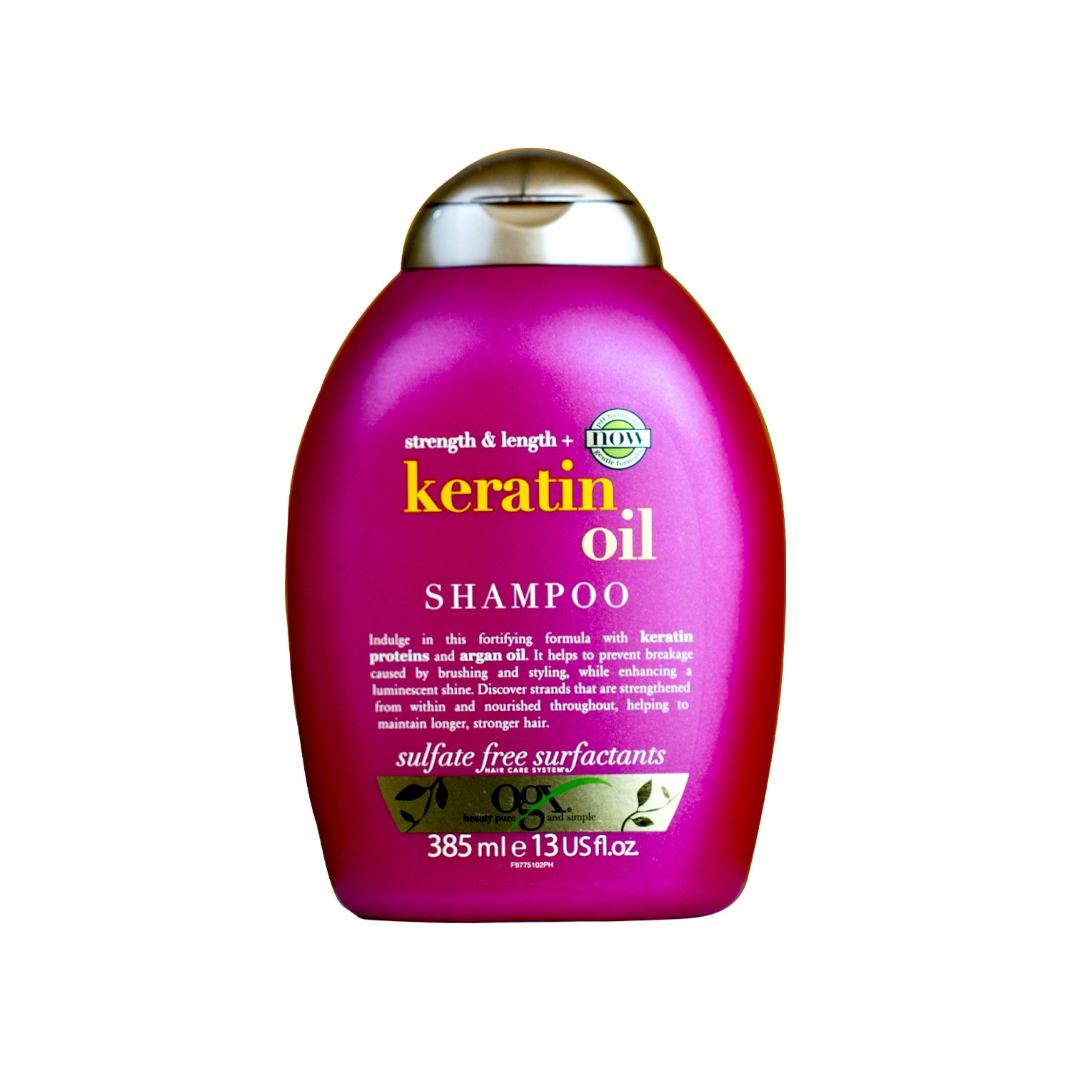 This wash works hard to help defend against split ends and rid your mane of pesky broken pieces. Keratin Oil Shampoo helps to fortify each strand with strength, because stronger hair can grow longer and more beautiful.